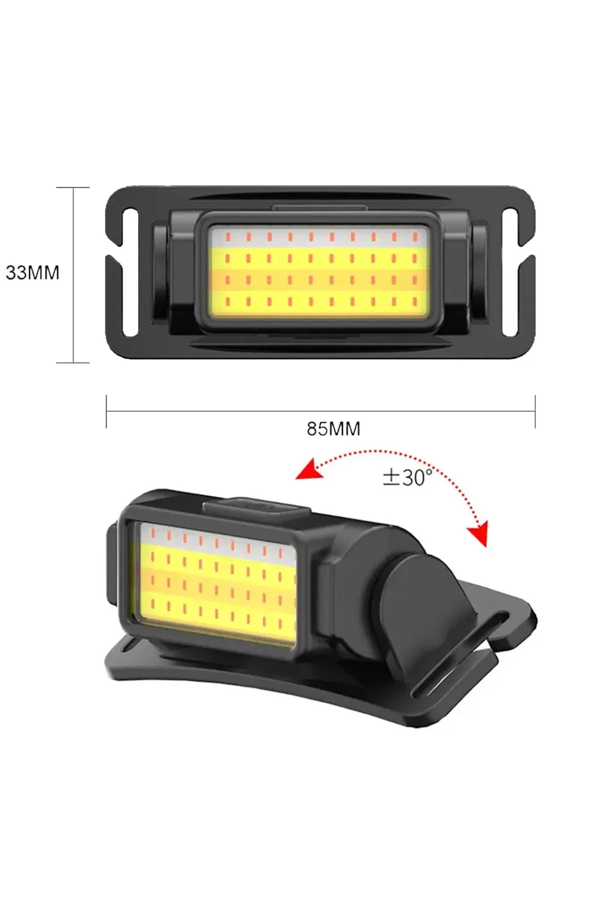 50 Cob Led Kafa Lambası Wt-650 - Görsel 4