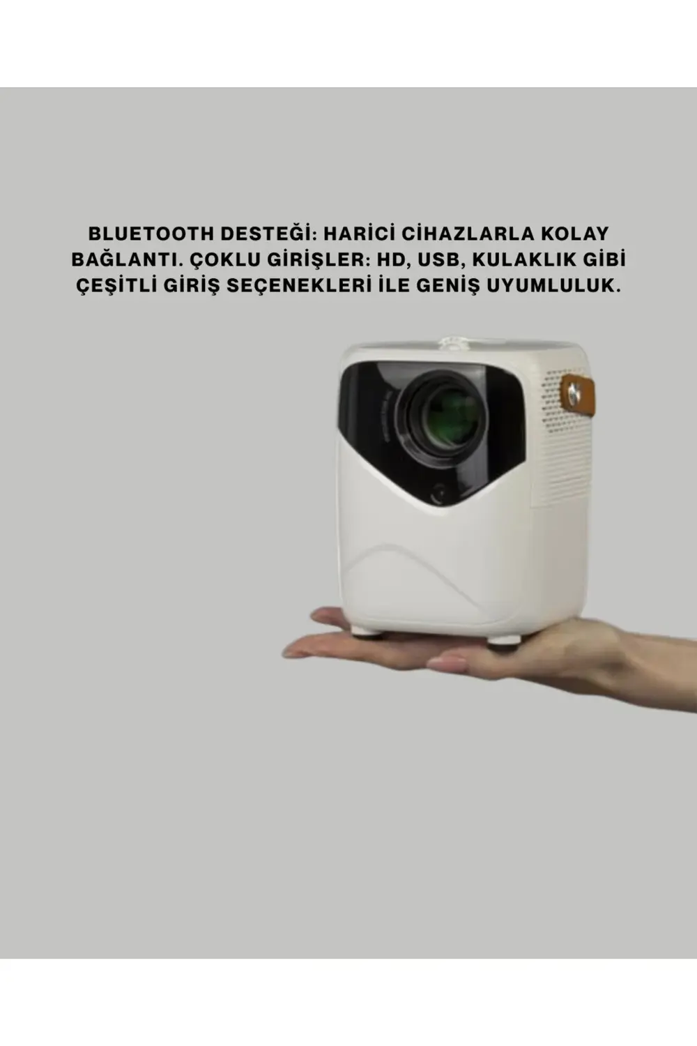 50 inç TV Deneyimli Projektör – Yakın Mesafede Geniş Görüntü