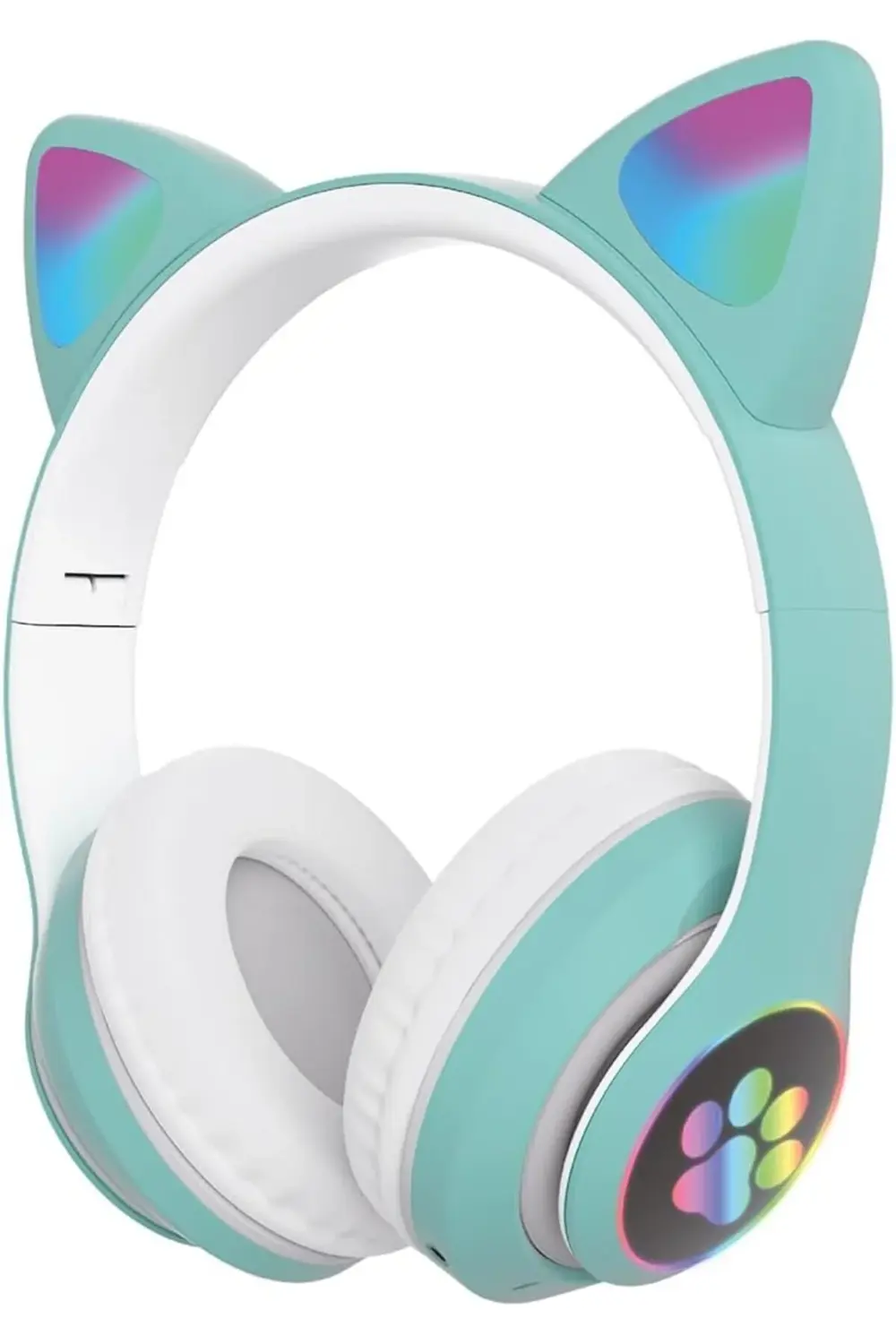 5.0 Kedi Kulak Üstü Bluetooth Kulaklık Yeşil BLT-44 1178367