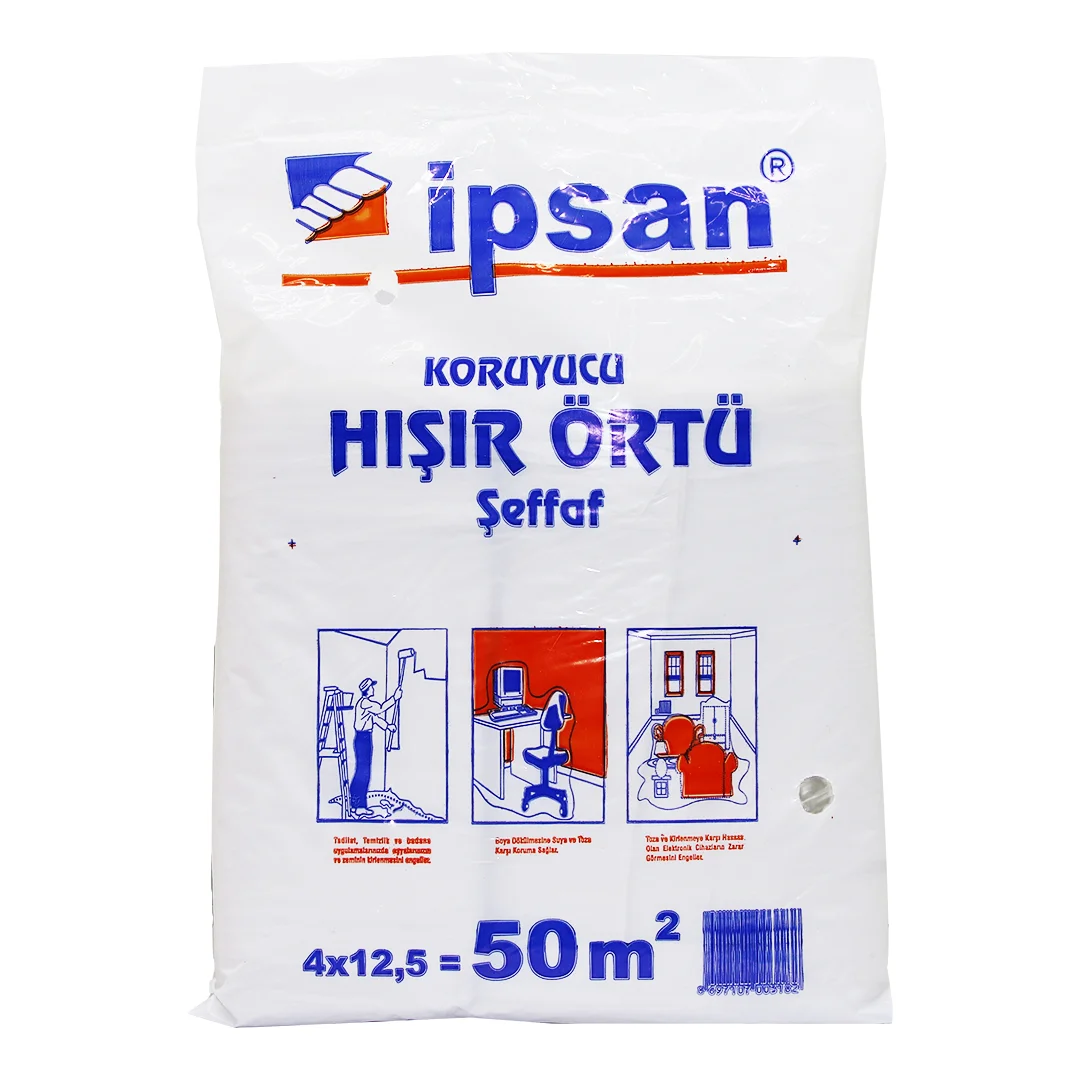 50-M2 Hışır Şeffaf Koruyucu Örtü 50-M2 Hışır Şeffaf Koruyucu Örtü