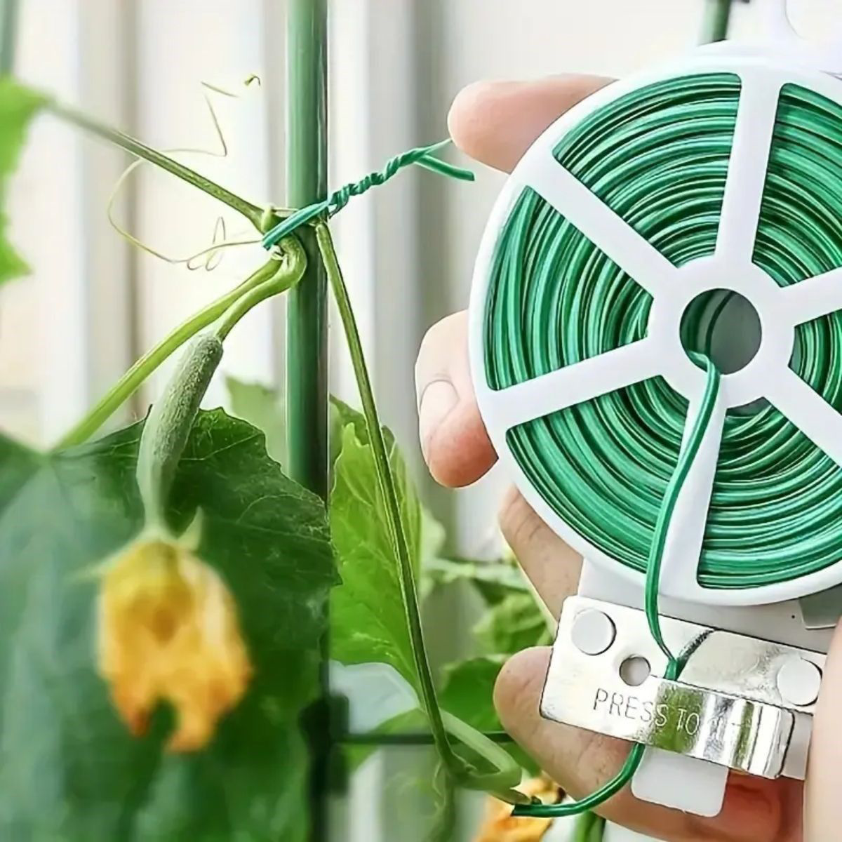 50 Metre Kendiliğinden Kesici Bıçaklı Bitki Saksı Kablo Sabitleme