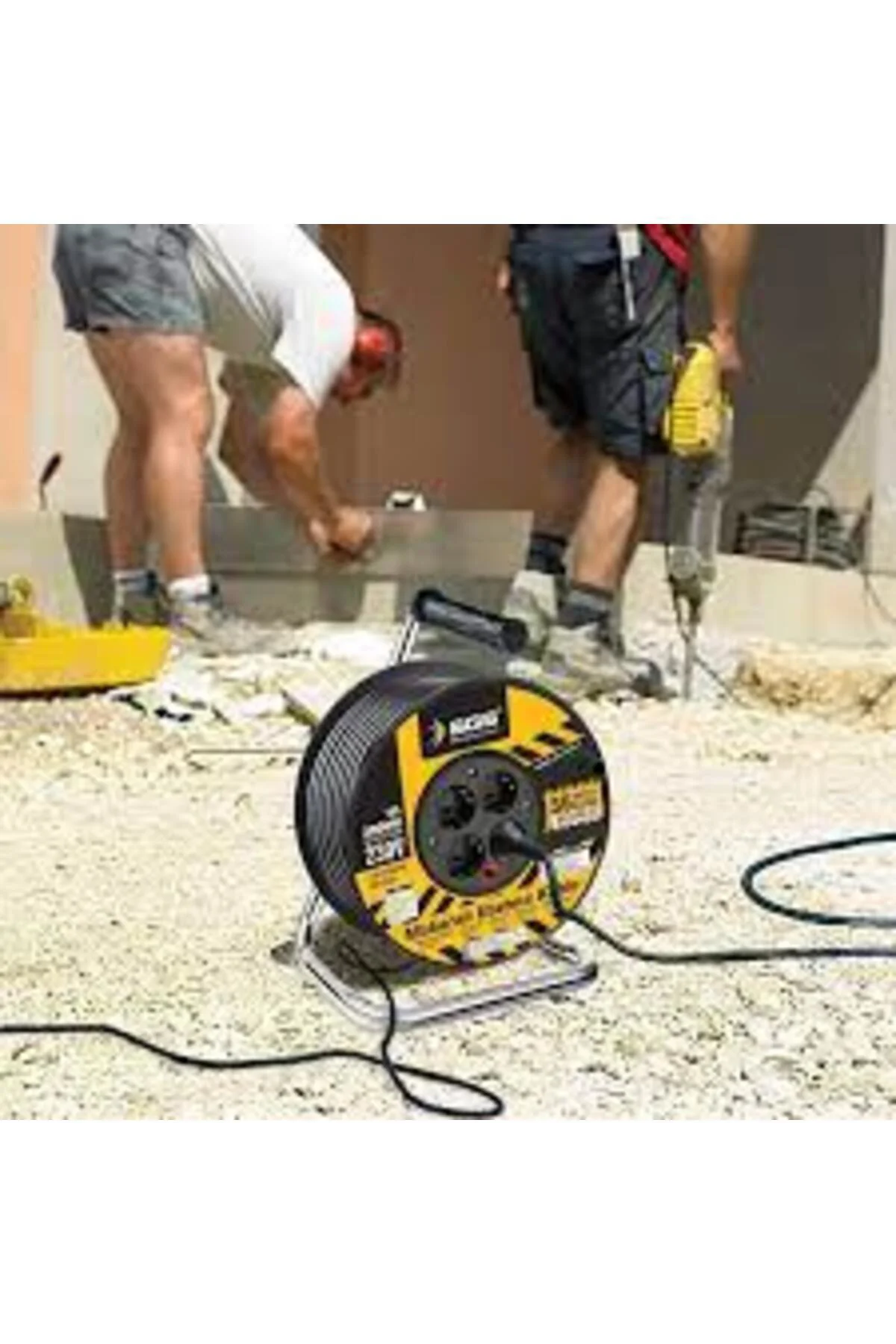 50 Metre Makaralı Uzatma Kablosu – 3x1.5 mm² Profesyonel Tip