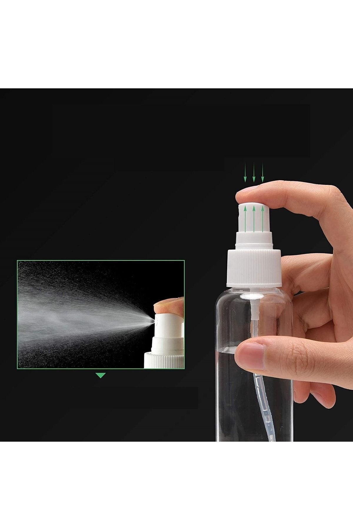 Kaktüskedi 50 Ml 2 Adet Püskürtücü Boş Sprey Şişe 713760