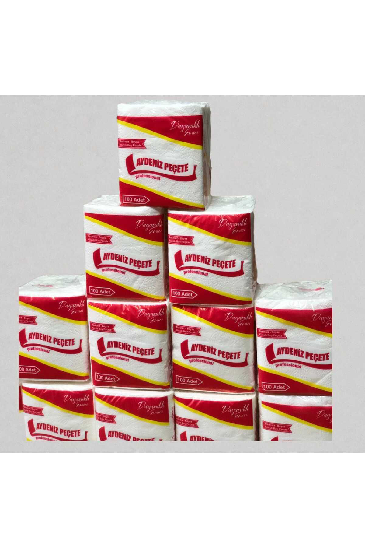 Aydeniz Peçete Professional 50 Paket 100Lü 5000 Adet Kare Peçete Ekonomik Servis Peçete