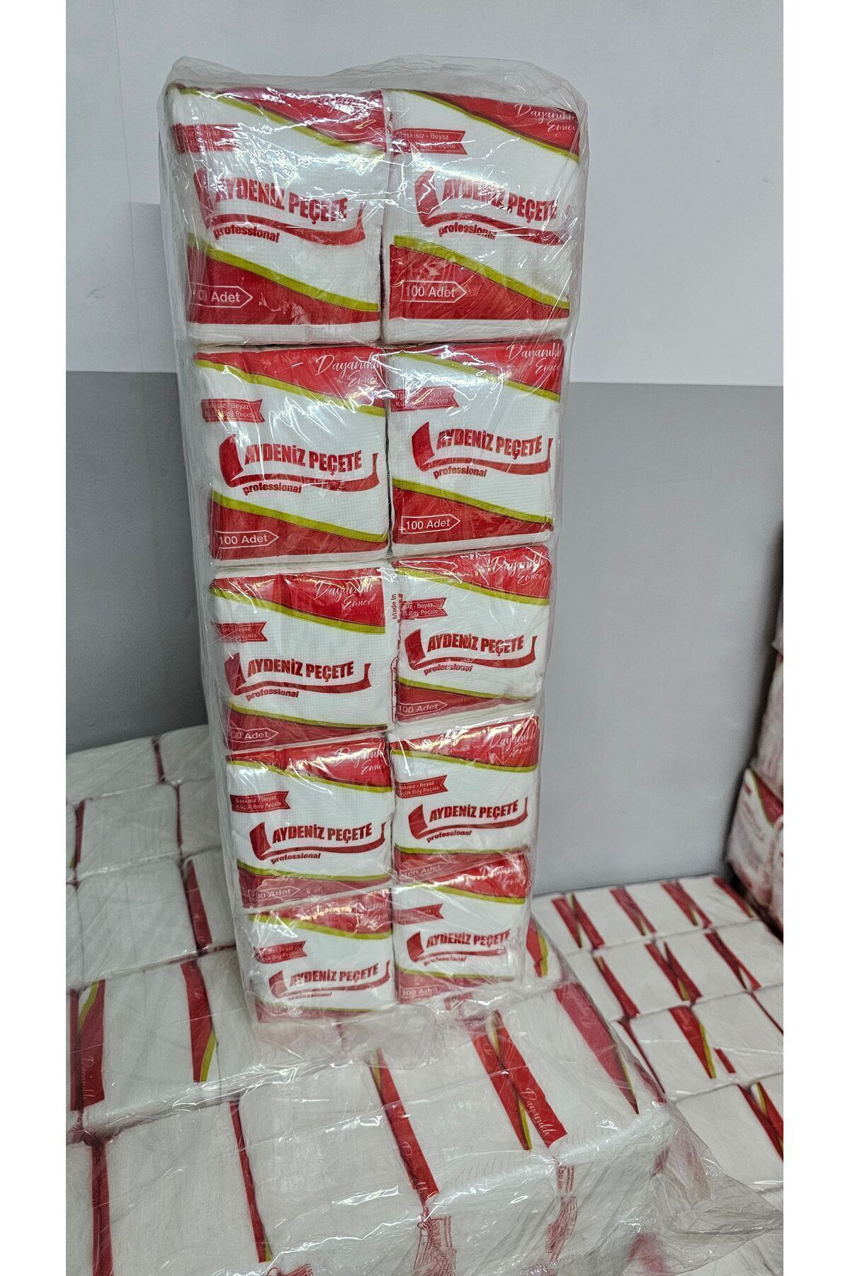 Aydeniz Peçete Professional 50 Paket 100Lü 5000 Adet Kare Peçete Ekonomik Servis Peçete