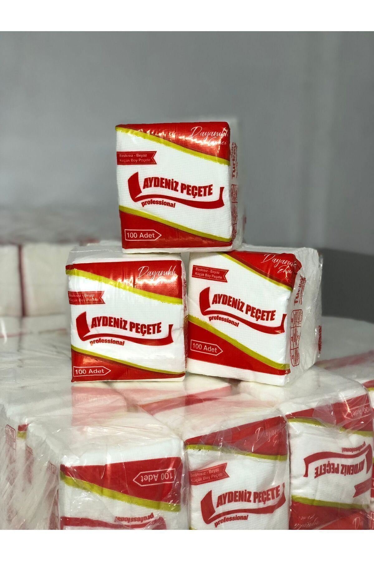 Aydeniz Peçete Professional 50 Paket 100Lü 5000 Adet Kare Peçete Ekonomik Servis Peçete