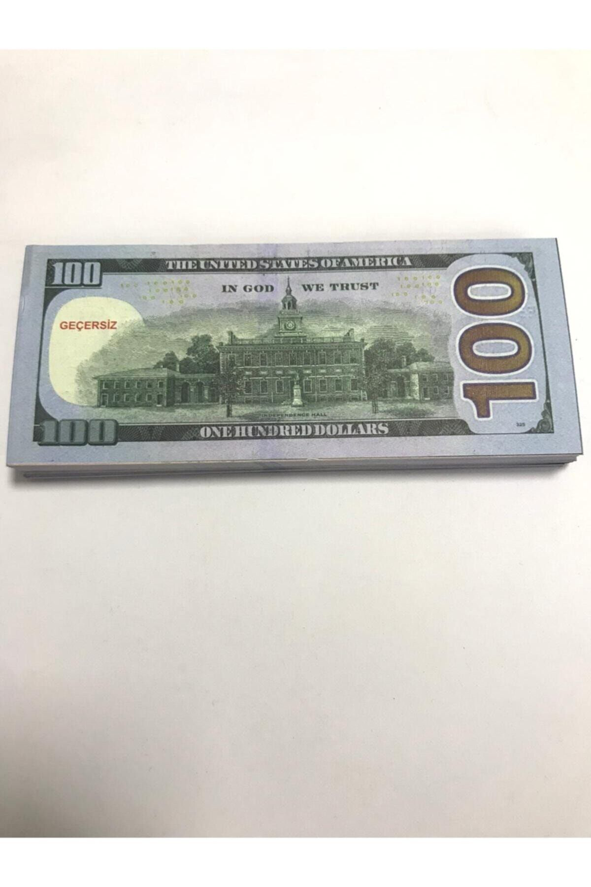 500 Adet 100 Dolar Geçersiz Şaka Düğün Parası Oyun Parası 500x100