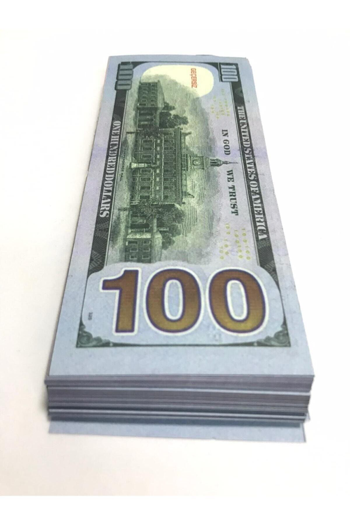 500 Adet 100 Dolar Geçersiz Şaka Düğün Parası Oyun Parası 500x100