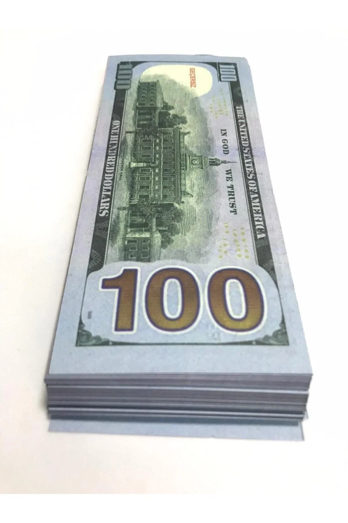 500 Adet 100 Dolar Geçersiz Şaka Düğün Parası Oyun Parası 500x100