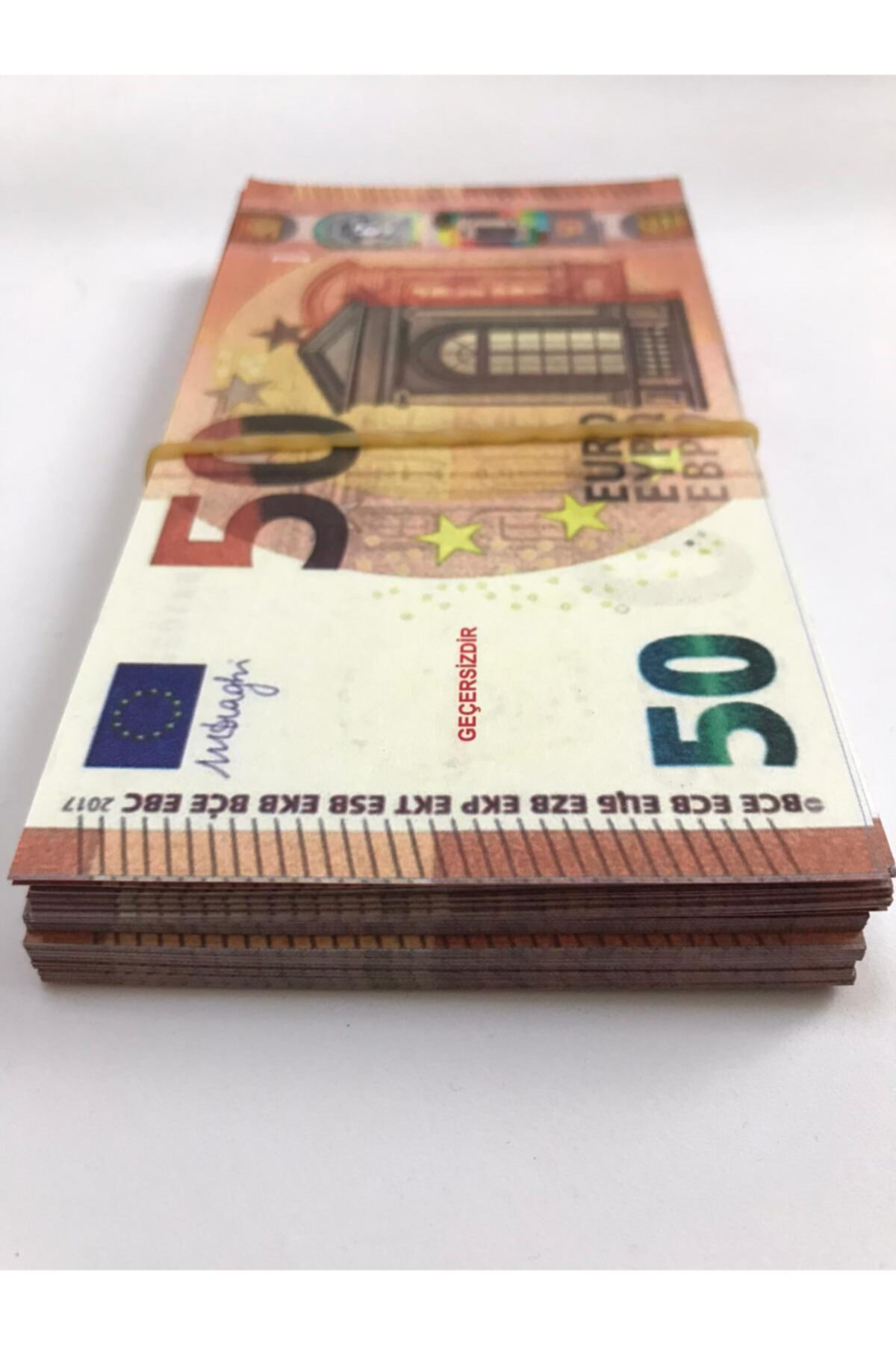 500 Adet 50 Euro Geçersiz Şaka Düğün Parası