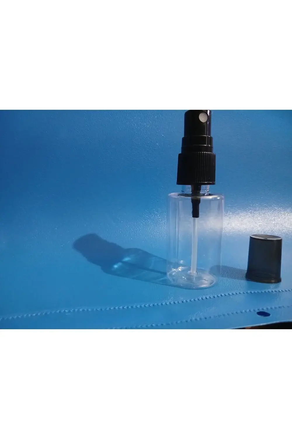 500 Adet Boş Sprey Kapaklı Kolonya,dezenfekten,parfüm Siyah kapak