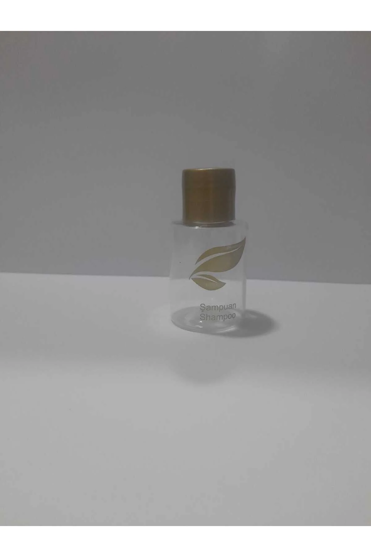 500 ADET GOLD BASKILI BOŞ MİNİ ŞAMPUAN ŞİŞESİ. 30 ML OTEL TİPİ ŞA