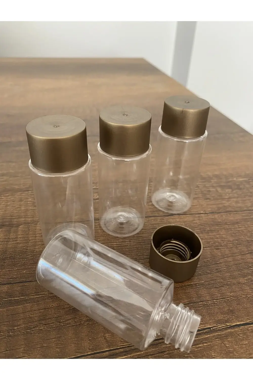 500 Adet Kapaklı Boş Şişe 30 Ml Dekoratif Şampuan Şişesi