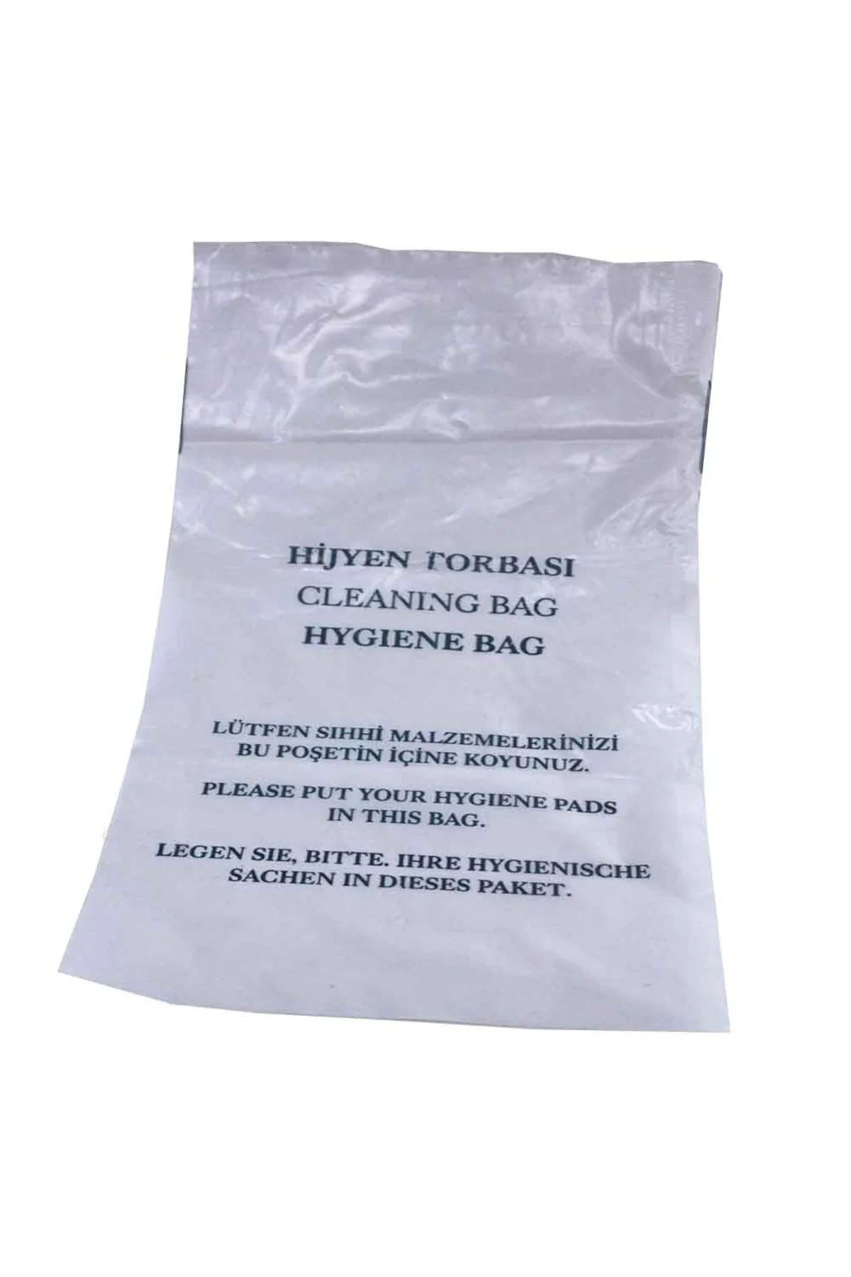 500 Adet Otel Buklet Tipi Banyo Tuvalet Hijyen Atık Poşeti 15 x 2