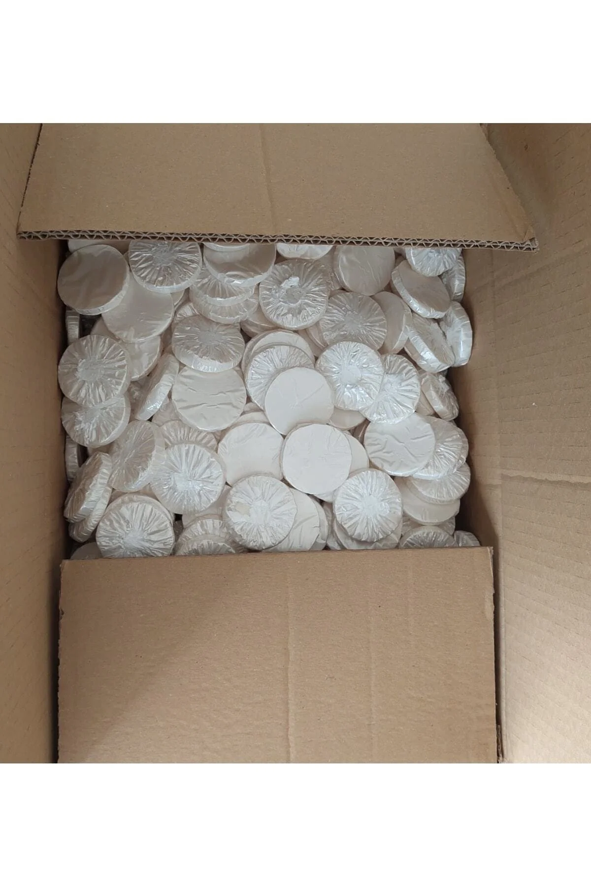 500 Adet Pileli Sargılı Mini Otel Sabunu  15 Gr Beyaz Sabun Etike