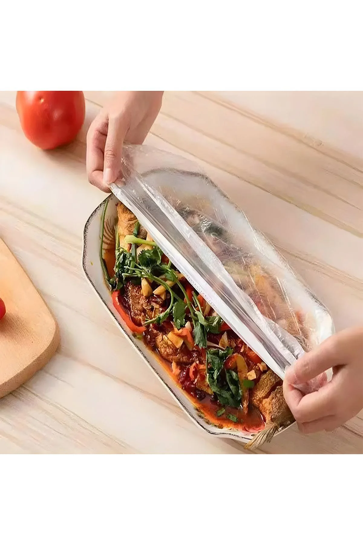 500 Adet Pratik Tazeliği Koruyan Tencere ve Tabak Bonesi | Çok Am