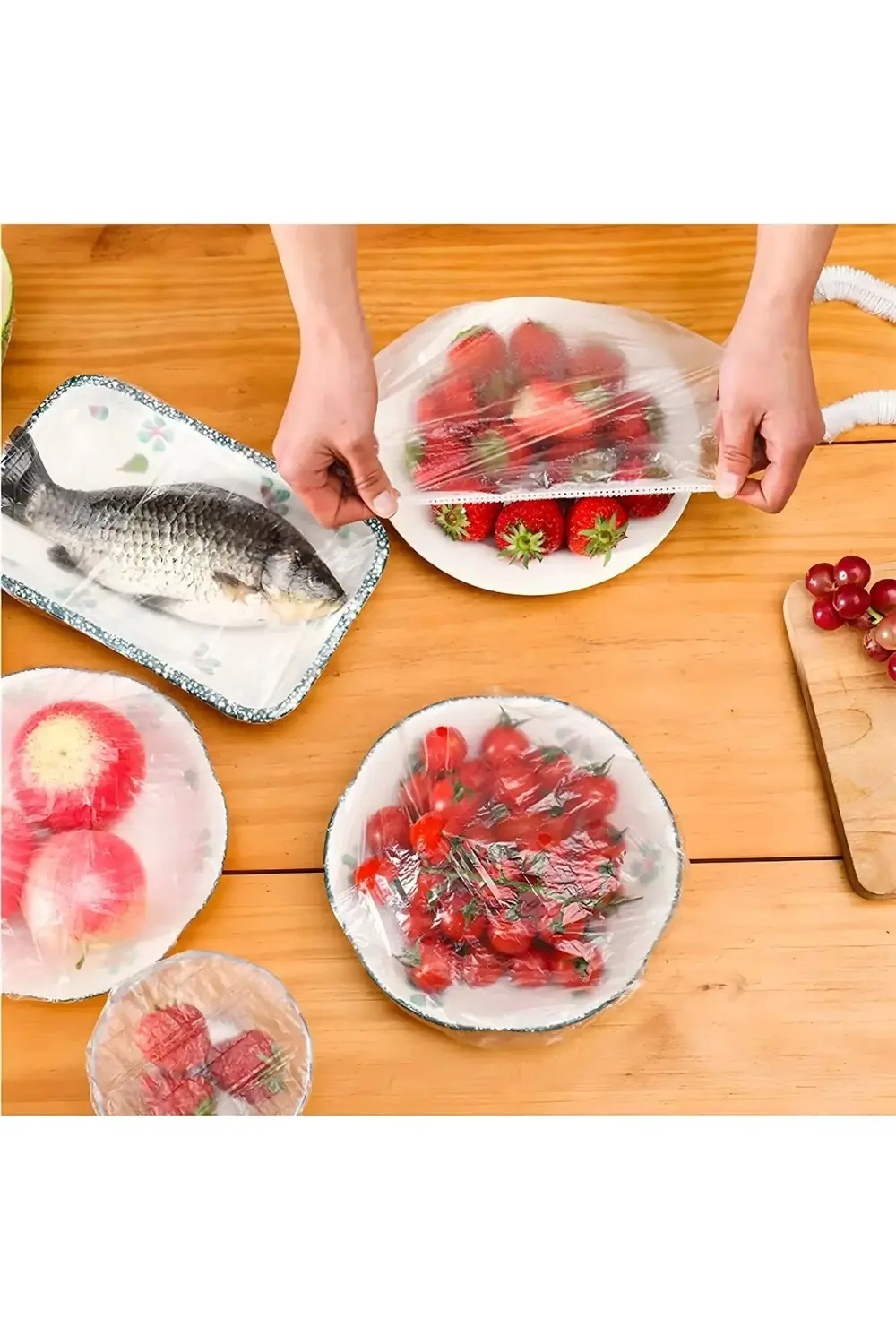 500 Adet Pratik Tazeliği Koruyan Tencere ve Tabak Bonesi | Çok Am