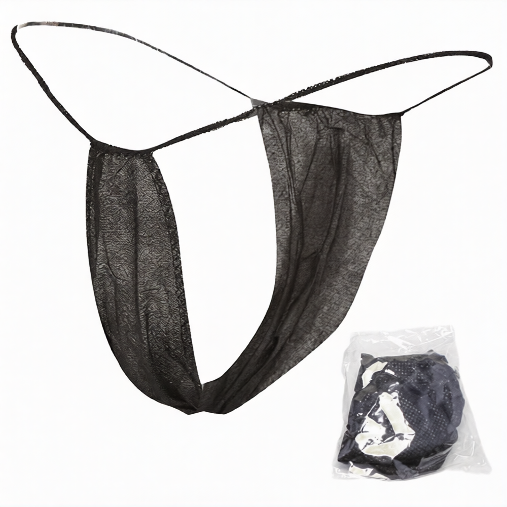 500 Adet Tek Kullanımlık Tela Nonwoven Tanga Külot Tek Tek Poşetl