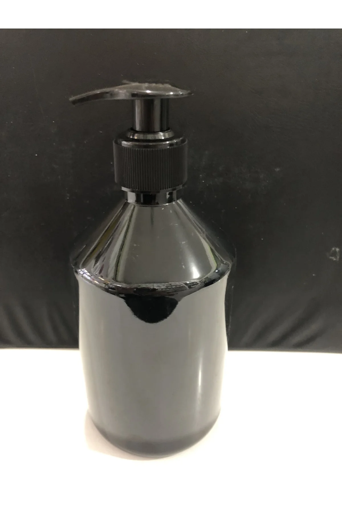 500 Cc Siyah Renk Pompalı Plastik Şişe 2 Adet