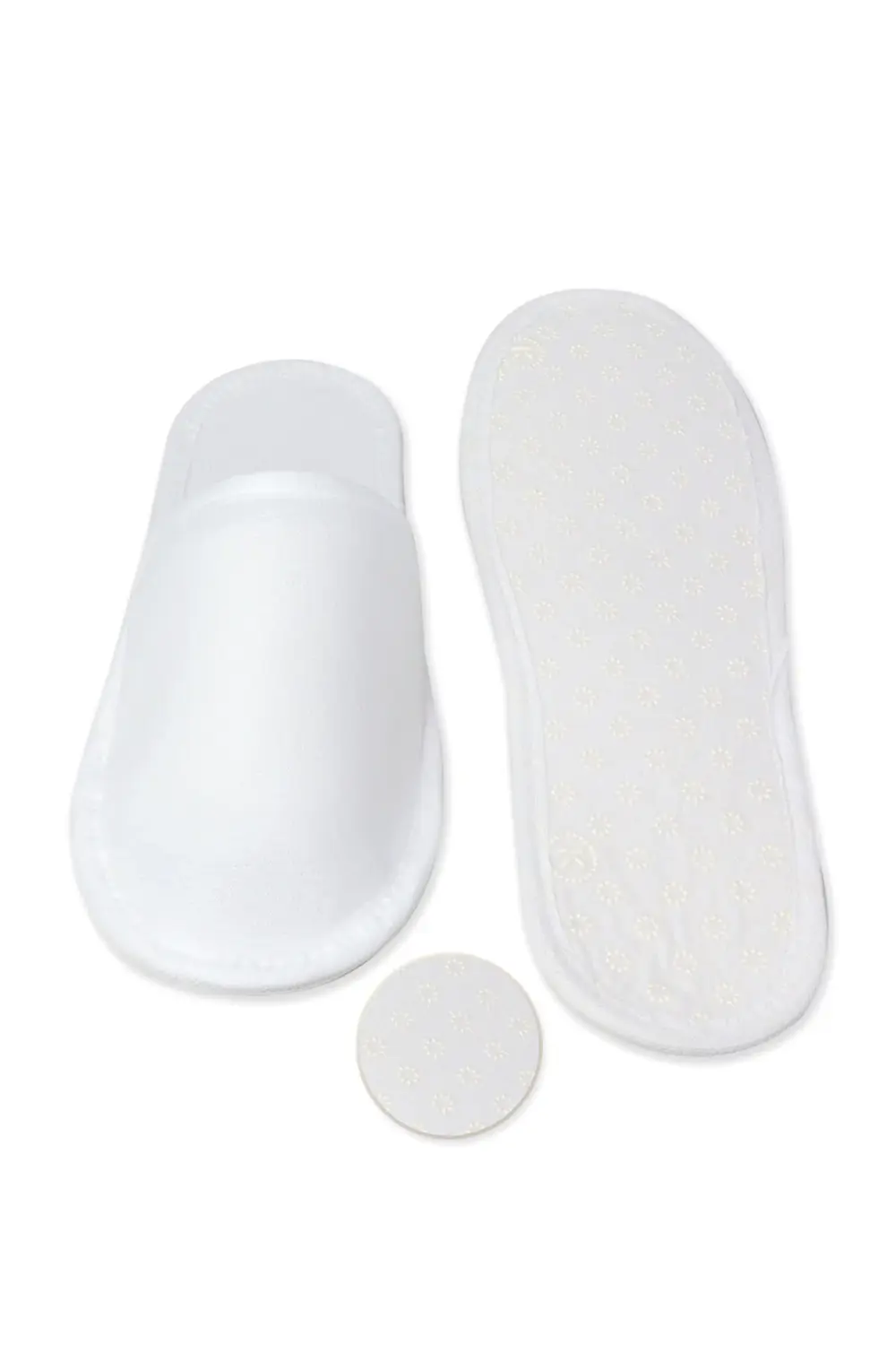 500 Çift 3mm Havlu Biyeli Tek Kat Saya Tek Kullanımlık Terlik Kul