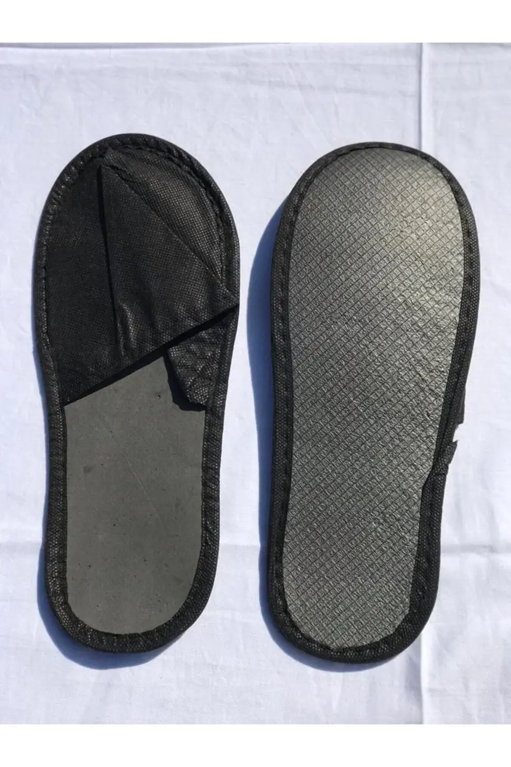 500 Çift Çevre Biyeli Siah Tela Otel Terliği Tek Kullanımlık