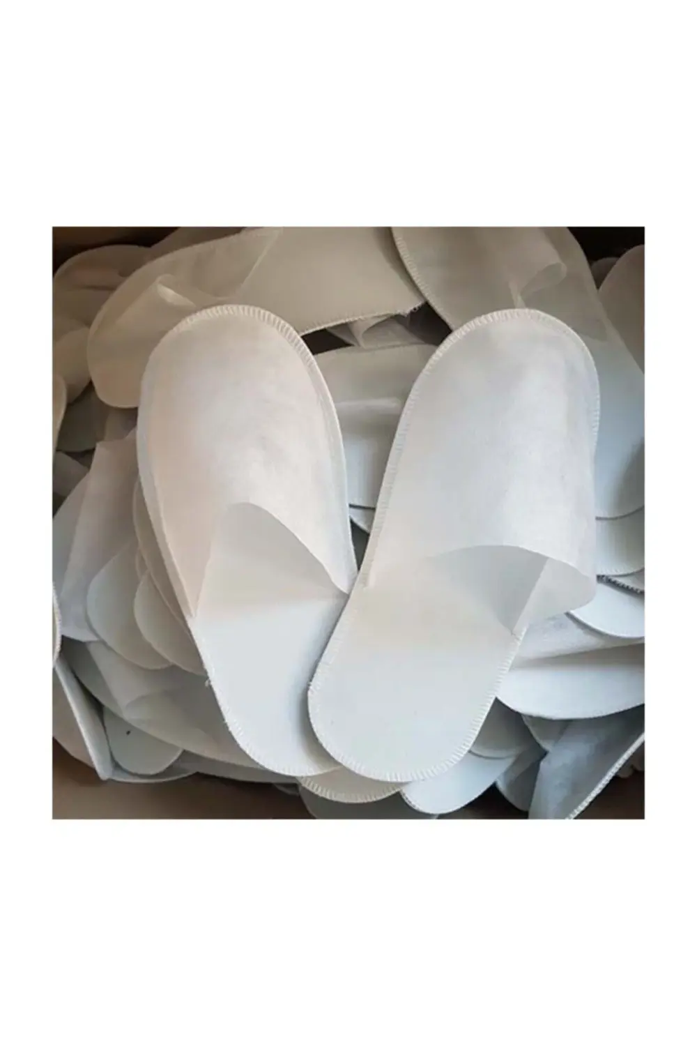 500 Çift Tek Kullanımlık Overlok Otel Terliği