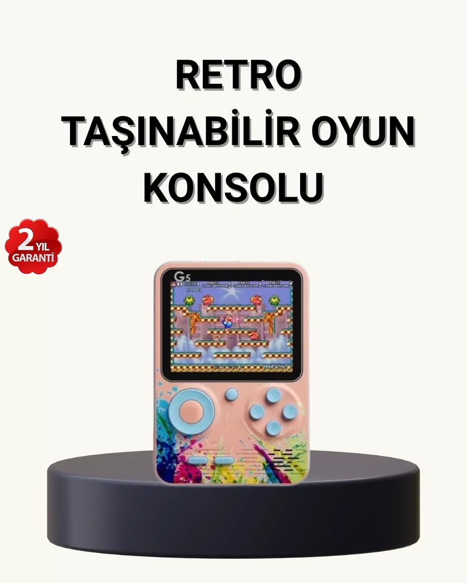 500 Klasik Oyunlu Retro Oyun Konsolu - Taşınabilir ve TV Bağlantılı Fiyatı, Yorumları ve Özellikleri