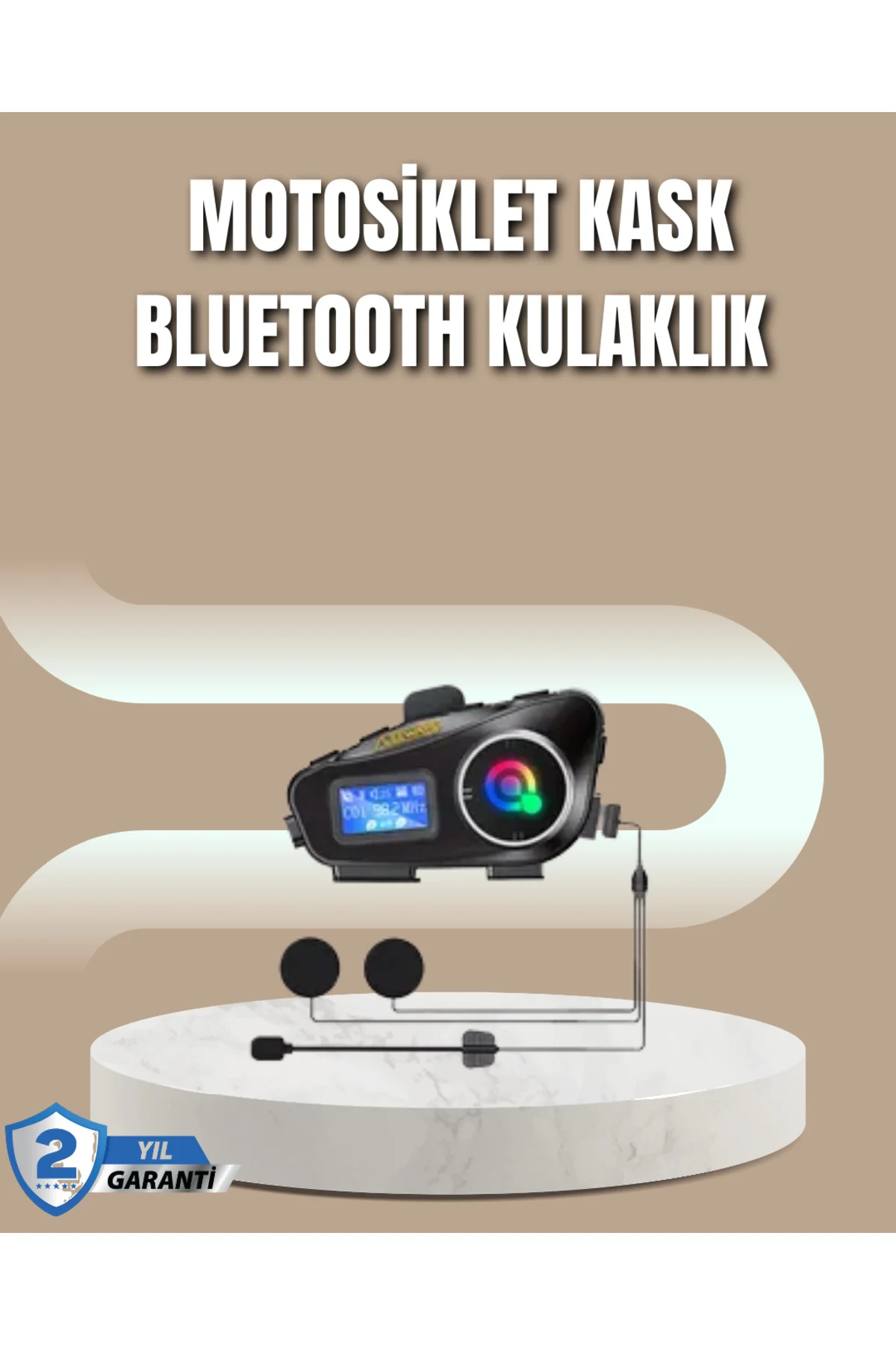 500 Metre İnterkom Mesafeli Kask Kulaklığı Gürültü Engelleyici