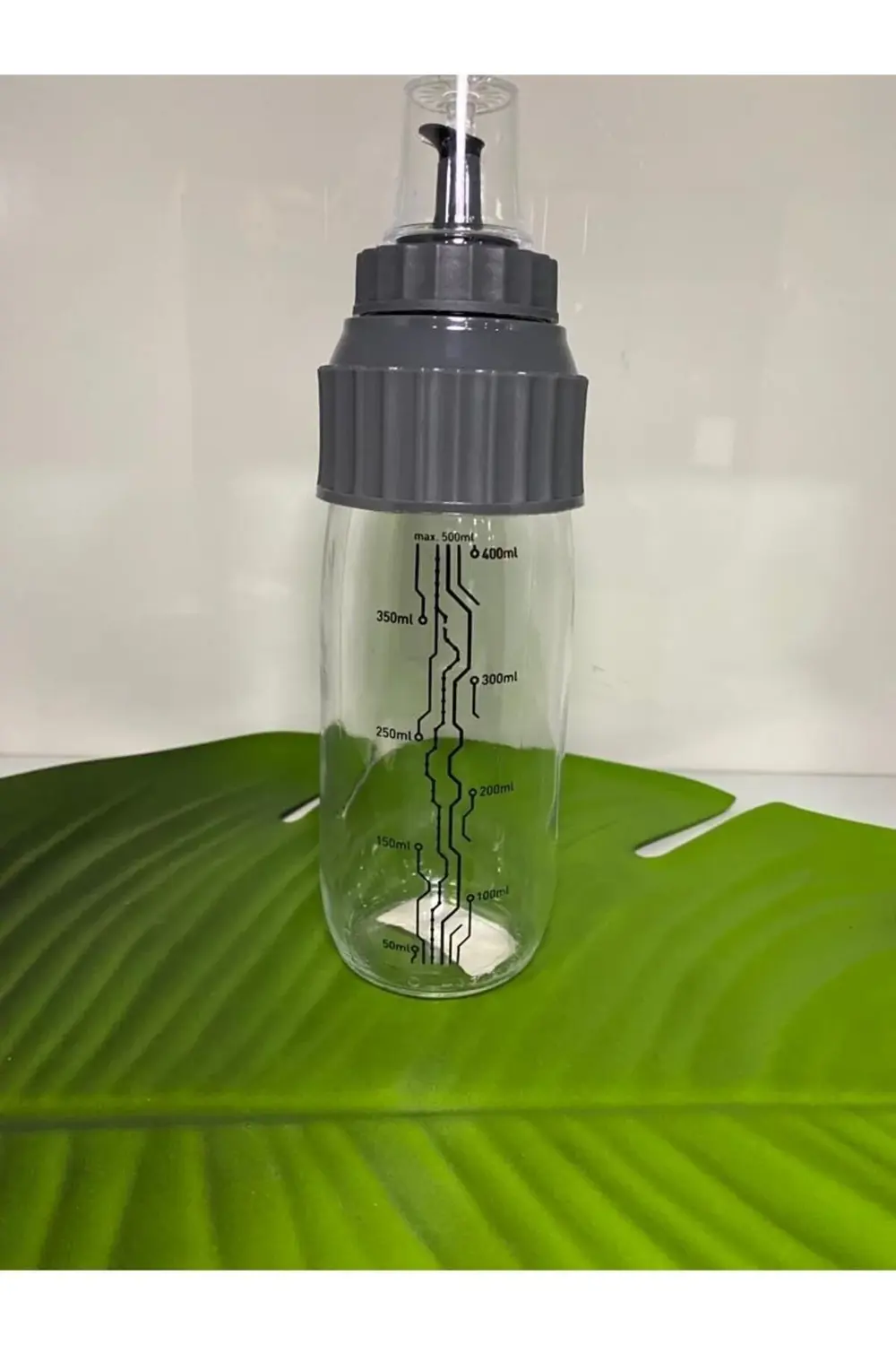 500 Ml Akıllı Damlatmaz Yağlık-sirkelik-limonluk Antrasit