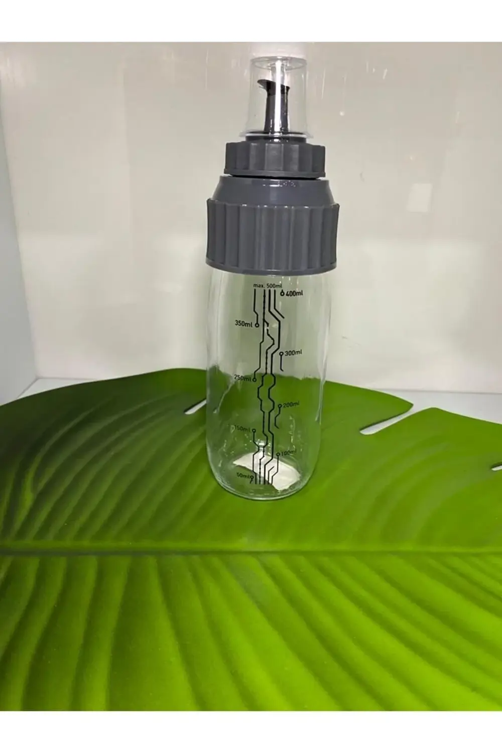 500 Ml Akıllı Damlatmaz Yağlık-sirkelik-limonluk Antrasit