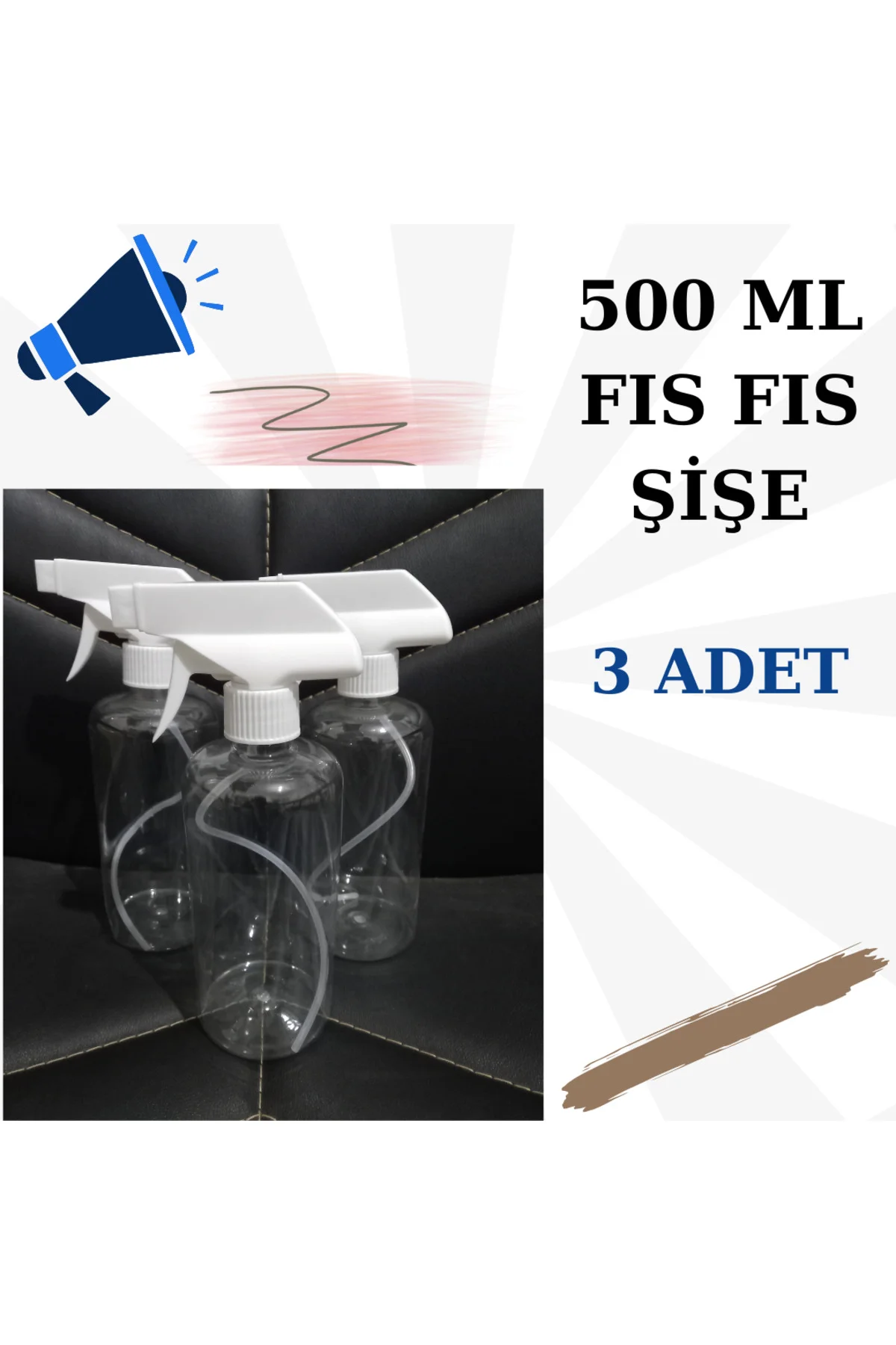 500 ML FIS FIS ŞİŞE ( 3 ADET )