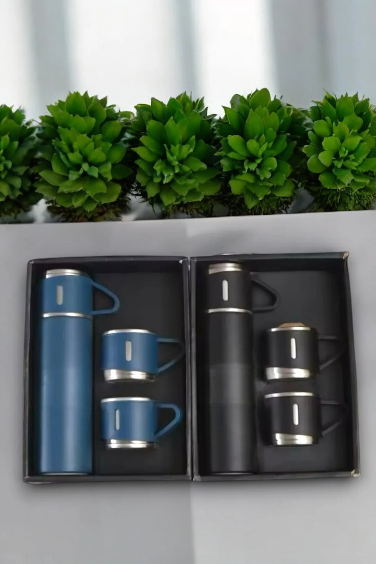 500 ml Kapasiteli Taşınabilir Basınçlı Termos Seti Günlük Kullanı