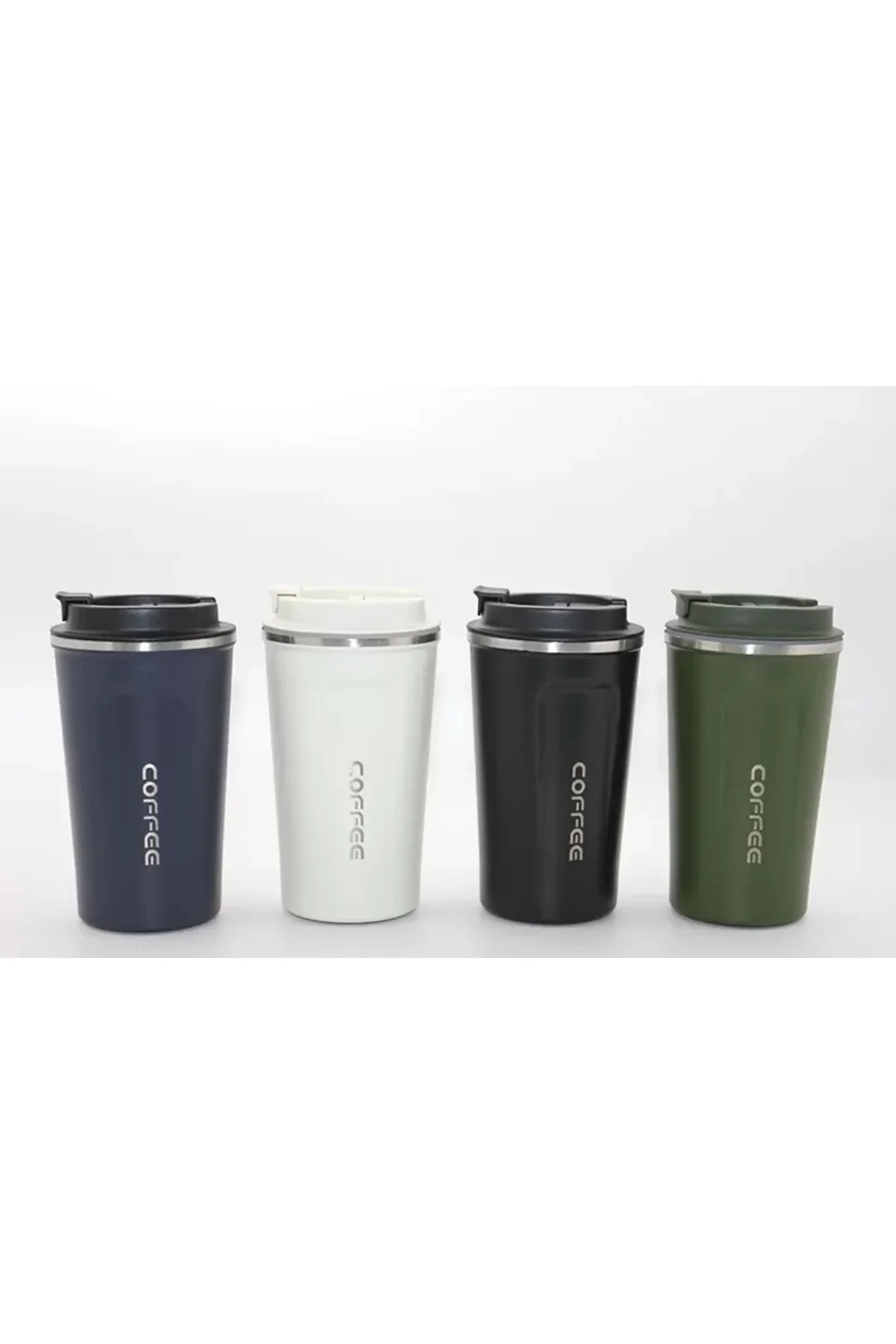 500 Ml Paslanmaz Çelik Termos Mug - Çift Katmanlı Sızdırmaz Kahve