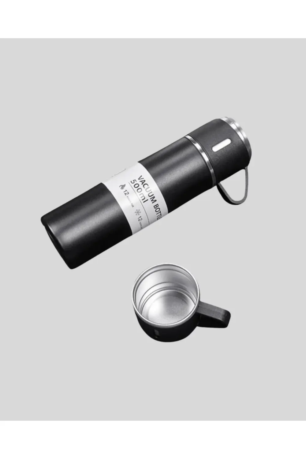 500 ml Vakumlu Termos – Çift Kat Paslanmaz Çelik, Sızdırmaz Kapağ