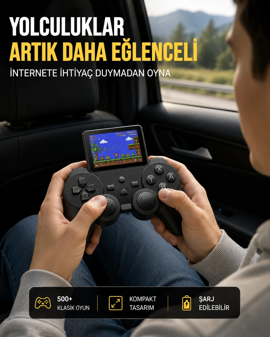 500 Oyun Tek Cihazda! Nostalji ve Eğlence Yanınızda