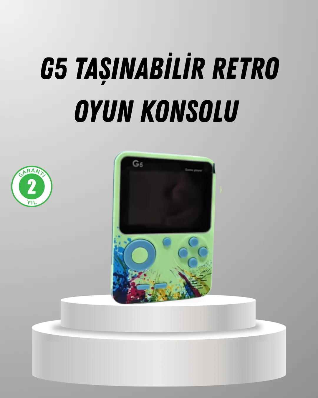 500 Oyunlu G5 Retro Mini Oyun Konsolu 3 İnç Ekran ve TV Desteği 500 Oyunlu G5 Retro Mini Oyun Konsolu 3 İnç Ekran ve TV Desteği