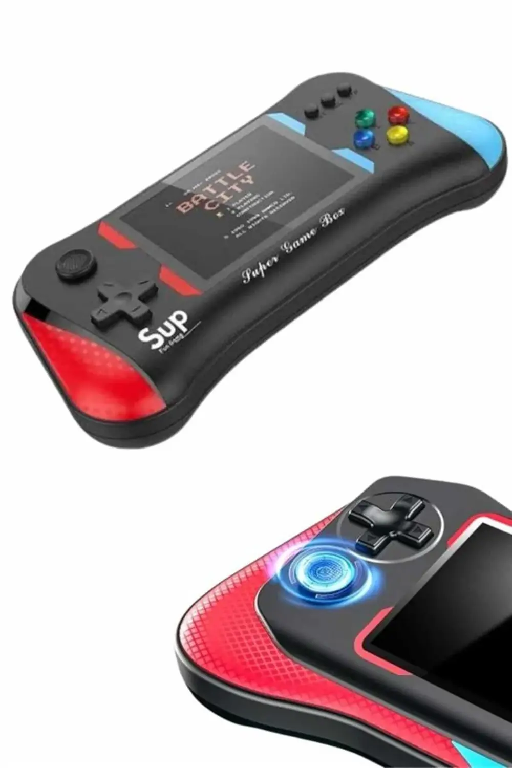 500 Oyunlu Retro Sup Konsolu Taşınabilir Mini Gamepad 3,5 İnç Ekr