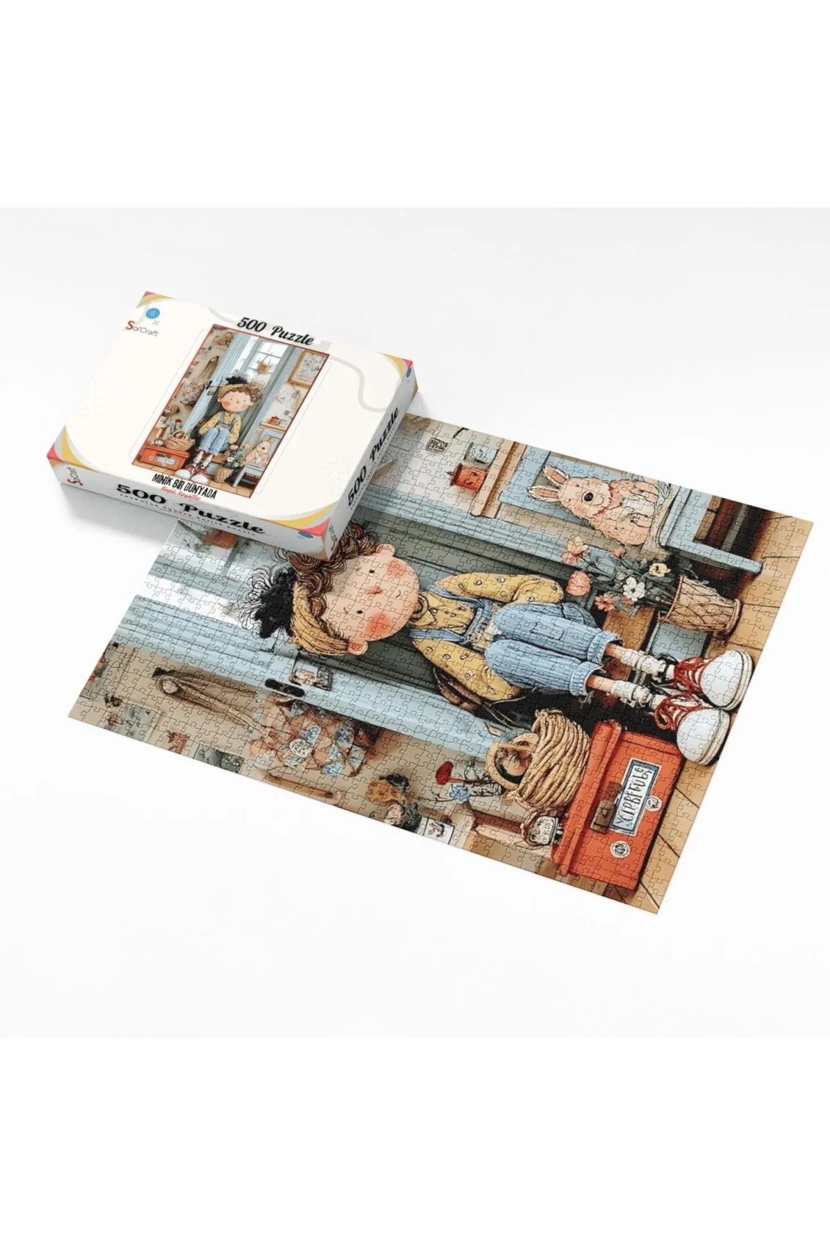 500 Parça Puzzle Minik Bir Dünyada Büyük Hayaller