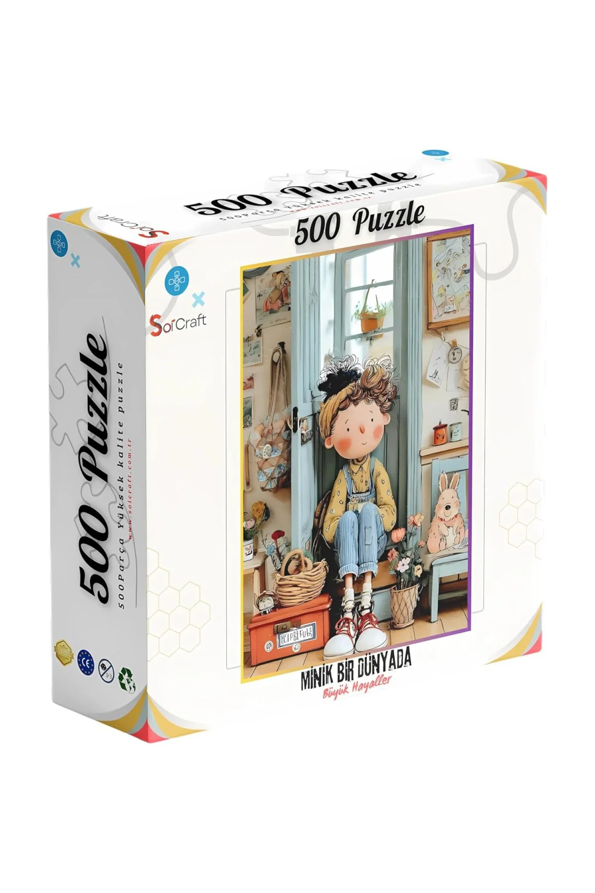 500 Parça Puzzle Minik Bir Dünyada Büyük Hayaller