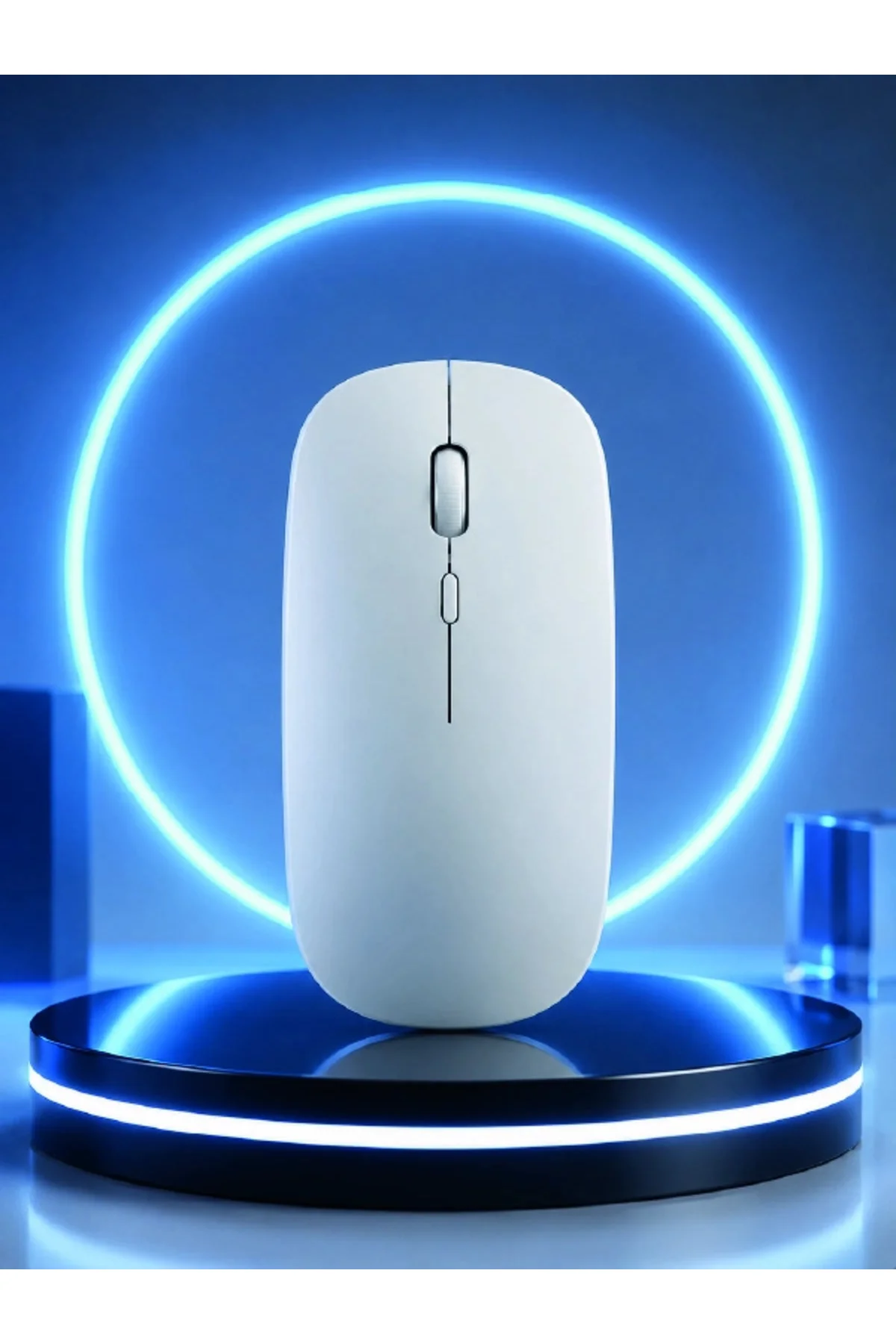 5000 Dpı Bluetooth Kablosuz Mouse Hafif Ergonomik Sessiz Wireless Fare - Görsel 3