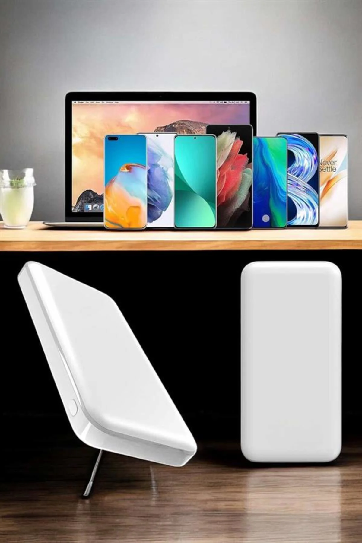 5000 Mah İOS Uyumlu Magsafe Kablosuz Şarj Hızlı Şarj Desteği - Li