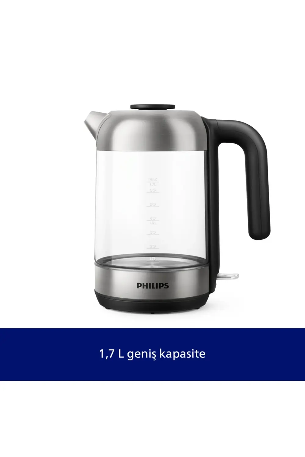 5000 Serisi, 2200W, Cam Su Isıtıcı, 1,7 Lt, Otomatik Kapanma Özel