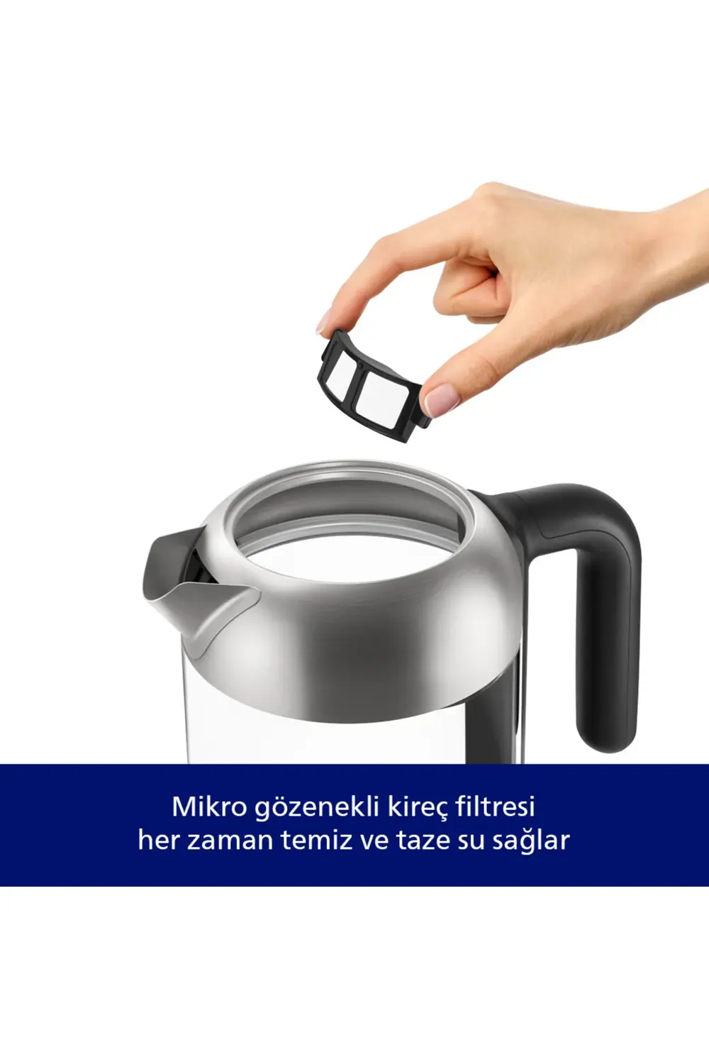 5000 Serisi, 2200W, Cam Su Isıtıcı, 1,7 Lt, Otomatik Kapanma Özel