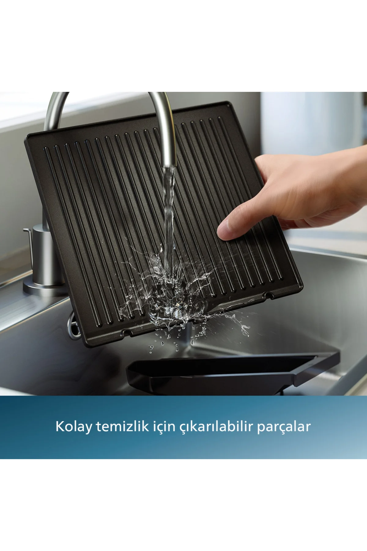 5000 Serisi, 2200W, Izgara ve Tost Makinesi, Izgara için Tam Açıl