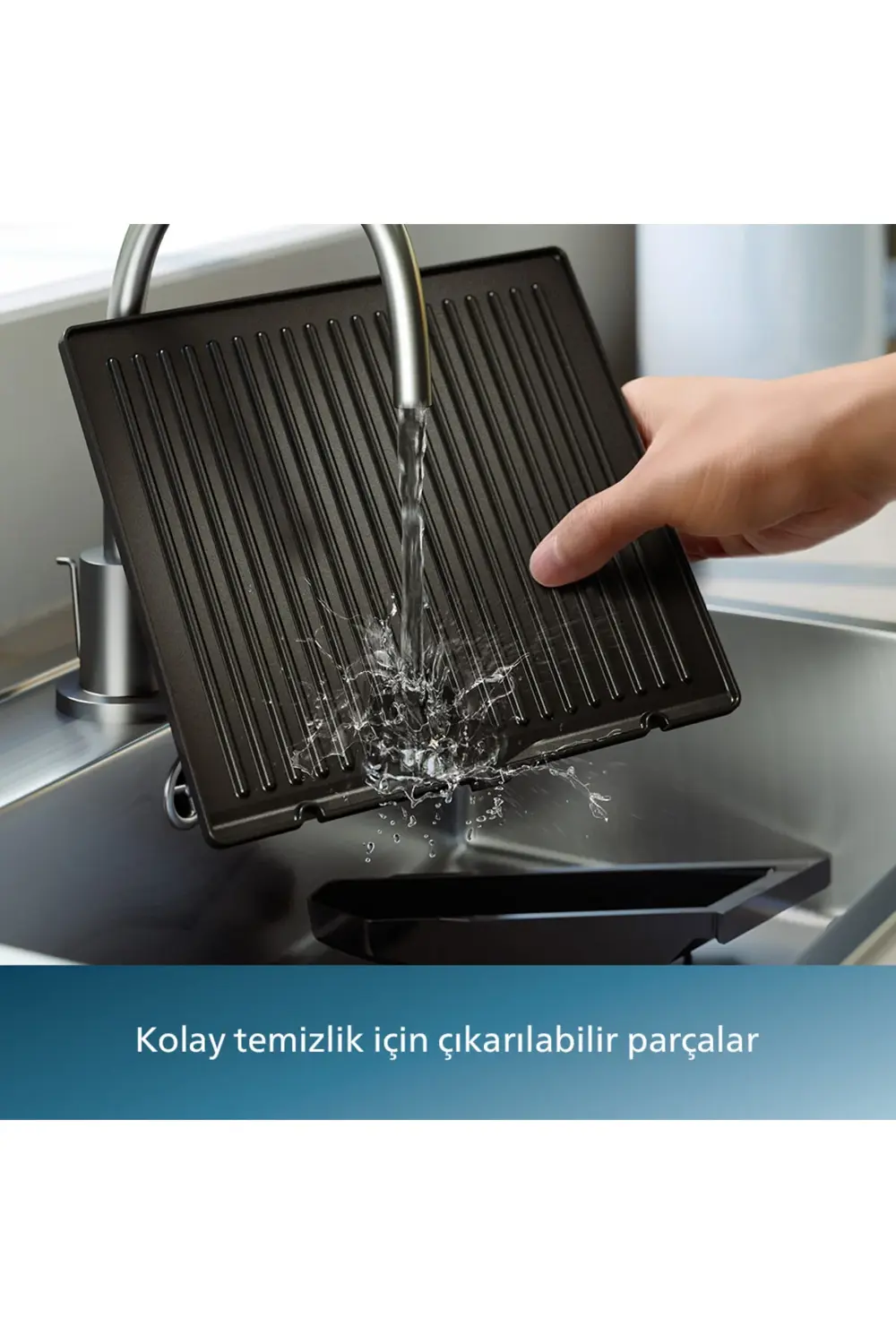 5000 Serisi, 2200W, Izgara ve Tost Makinesi, Izgara için Tam Açıl