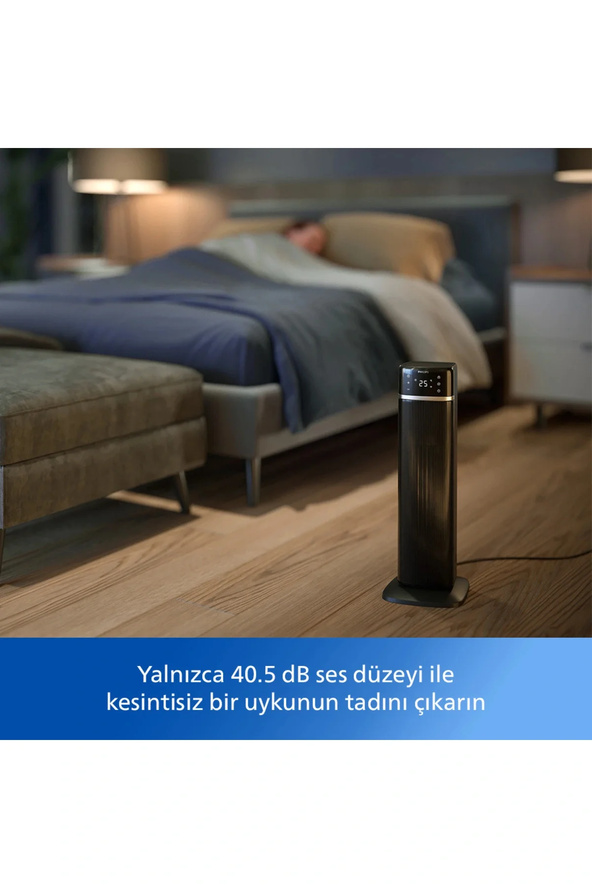 5000 Serisi Akıllı Kule Tipi Seramik Isıtıcı, 2 saniyede hızlı ısıtma, CX5120/11