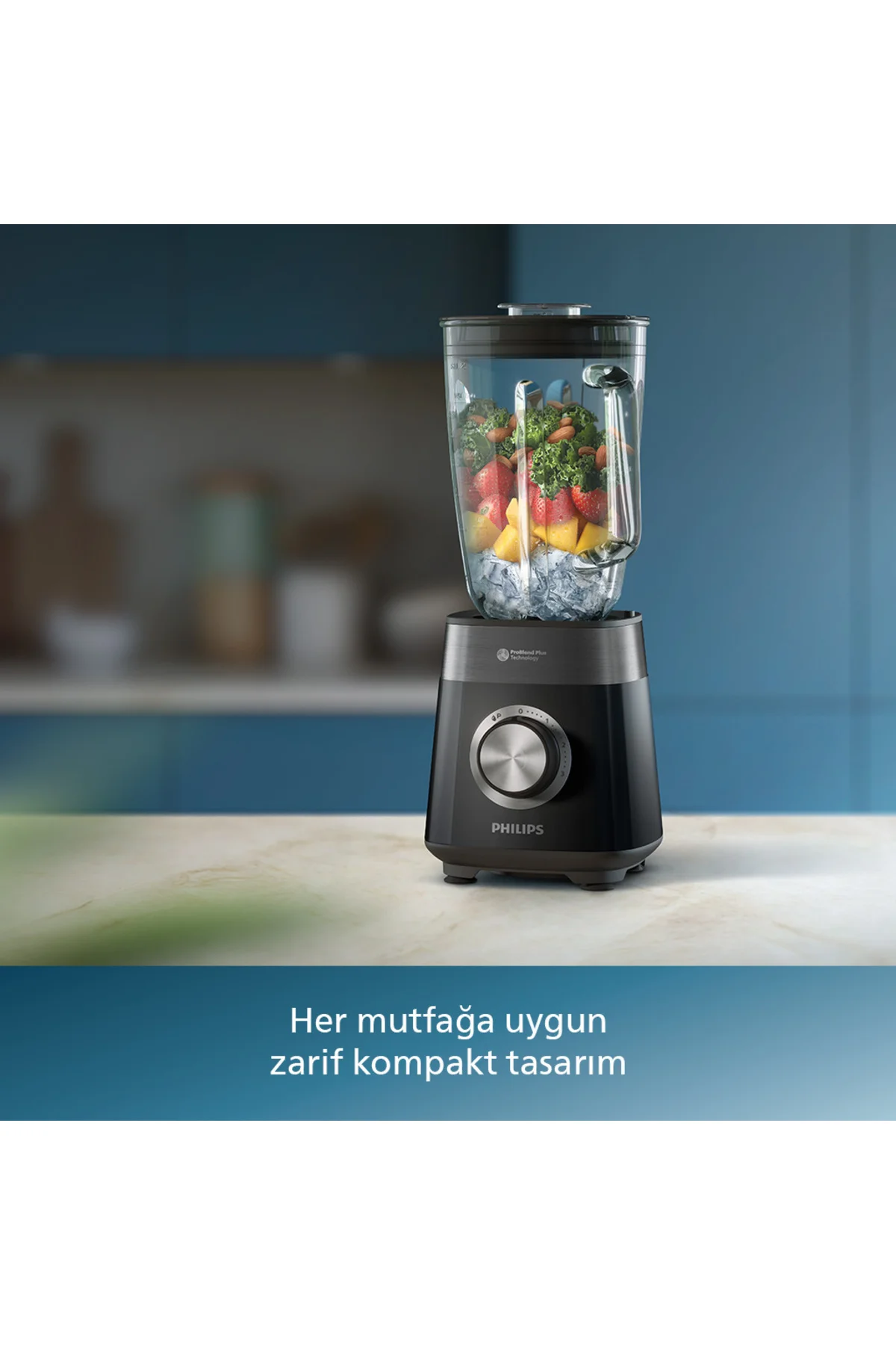 5000 Serisi Blender 1200W, ProBlend Plus Teknolojisi, 2 Lt Kapasiteli Cam Hazne, HR3030/00 5000 Serisi Blender 1200W, ProBlend Plus Teknolojisi, 2 Lt Kapasiteli Cam Hazne, HR3030/00