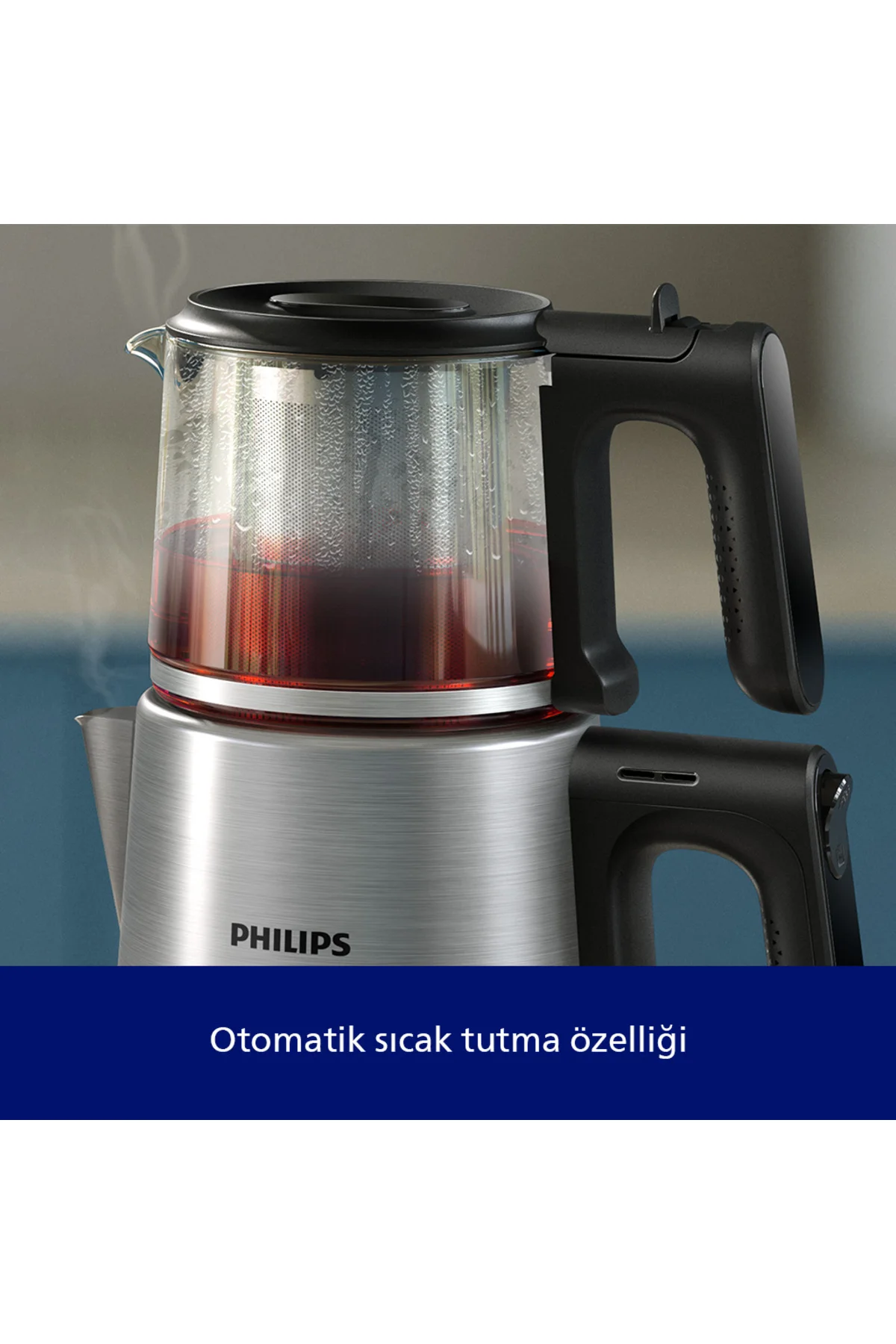 5000 Serisi Çay Makinesi, 1.8 Litre, 1900W, Otomatik Sıcak Tutma, HD7350/00