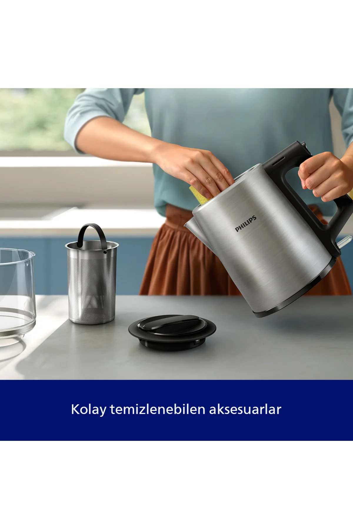 5000 Serisi Çay Makinesi, 1.8 Litre, 1900W, Otomatik Sıcak Tutma, HD7350/00