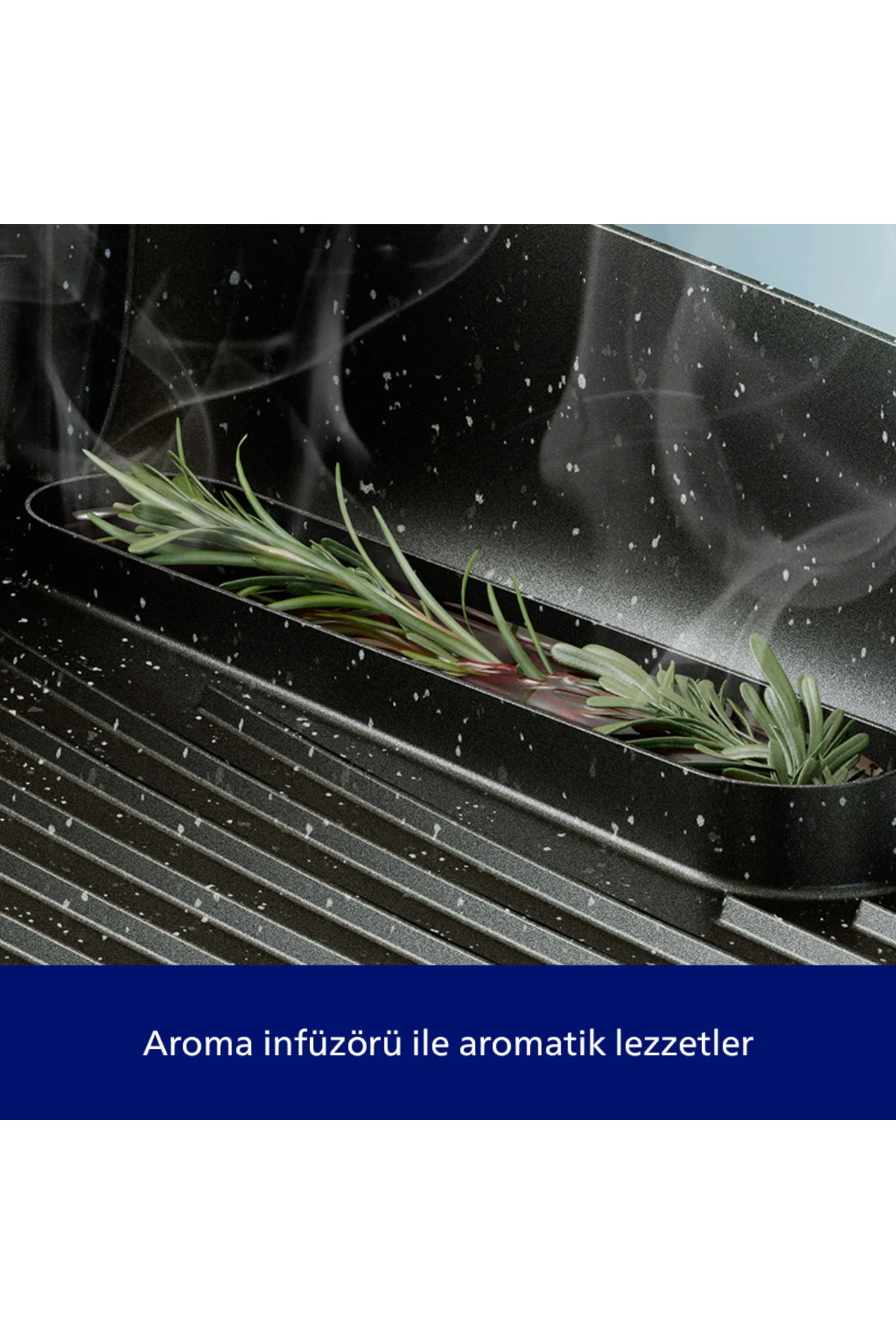 5000 Serisi Elektrikli Izgara 2400W, Aroma İnfüzörü ve Tütsüleyici, 5 Sıcaklık Ayarı, HD6212/90